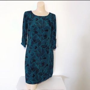 A. BYER TRIBAL SHIFT DRESS